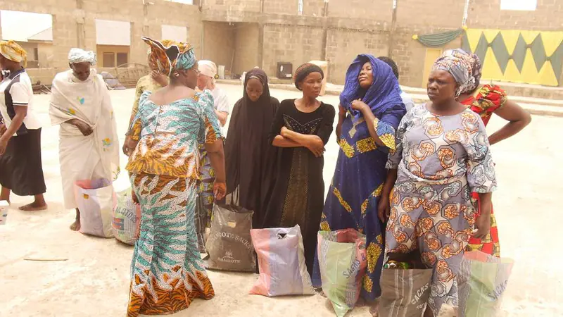 Archive photograph from a Funke Adeyemo Foundation outreach in 2018.