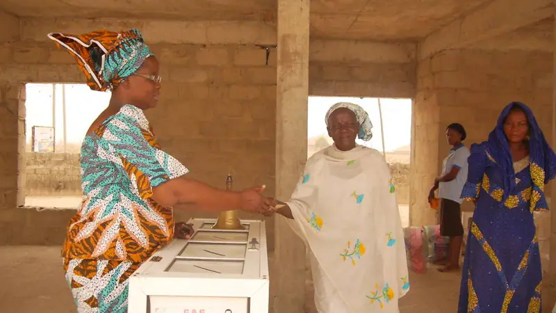 Archive photograph from a Funke Adeyemo Foundation outreach in 2018.