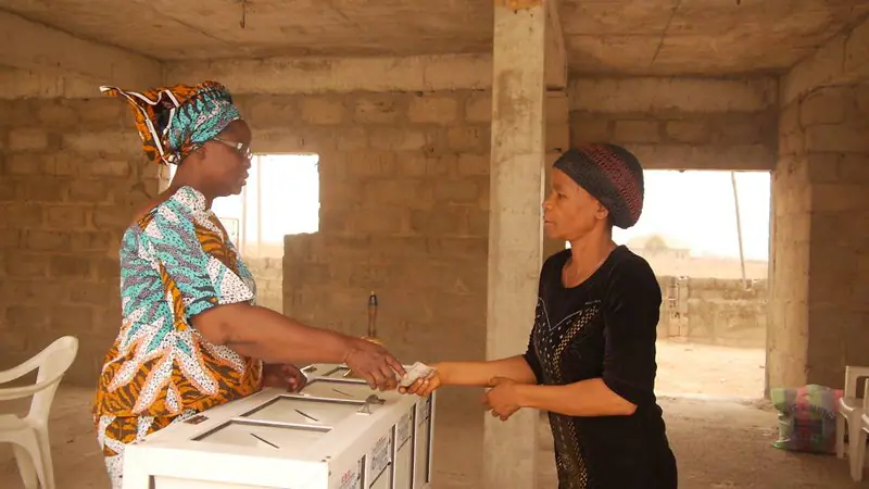 Archive photograph from a Funke Adeyemo Foundation outreach in 2018.