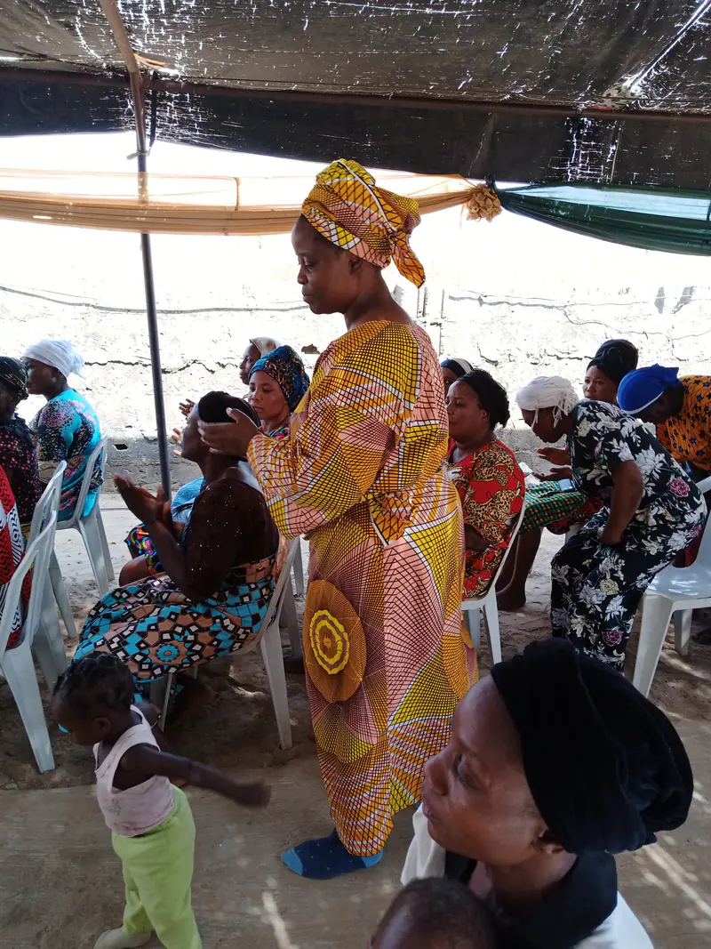 Archive photograph from a Funke Adeyemo Foundation outreach in 2020.