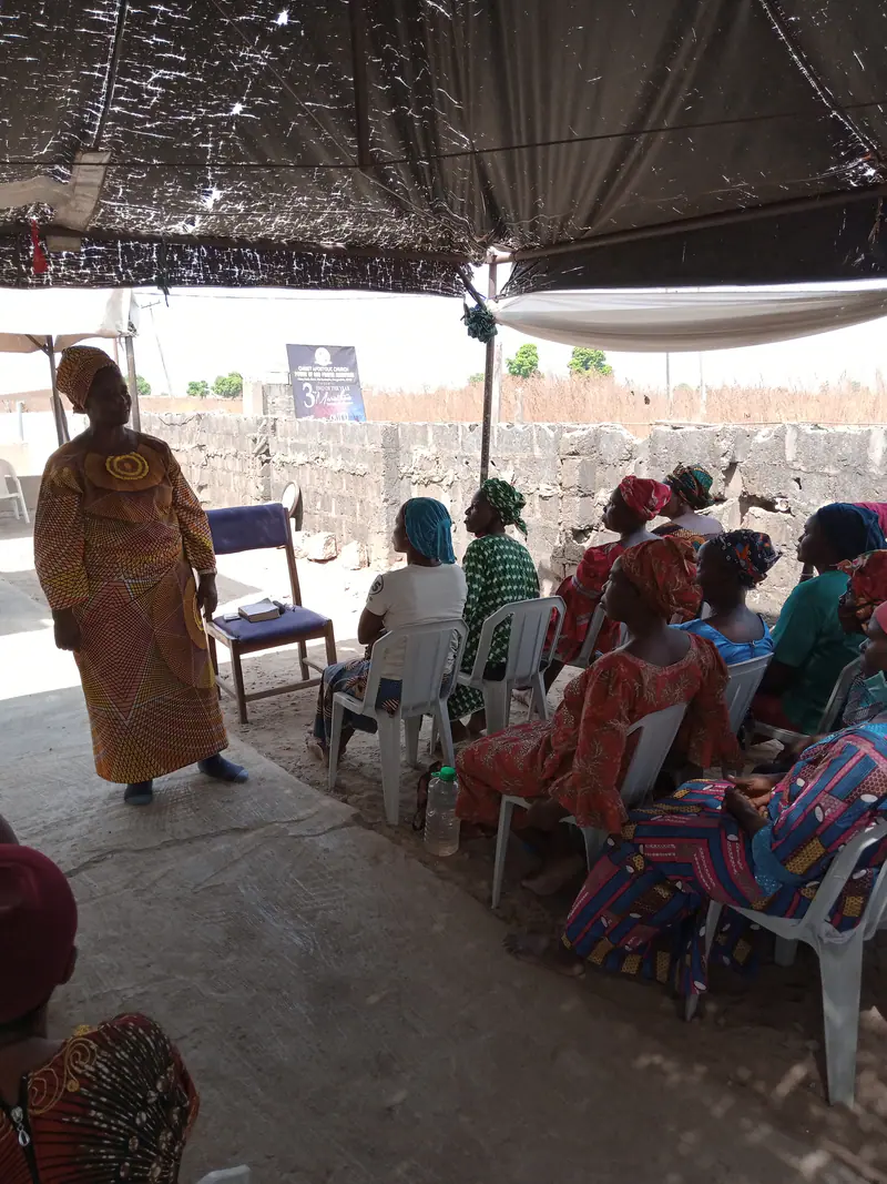 Archive photograph from a Funke Adeyemo Foundation outreach in 2020.