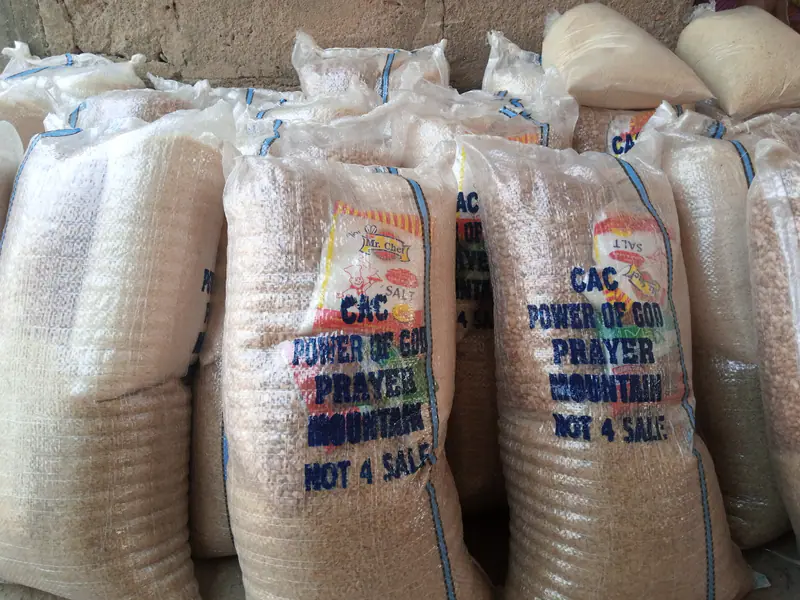 Archive photograph from a Funke Adeyemo Foundation outreach in 2020.