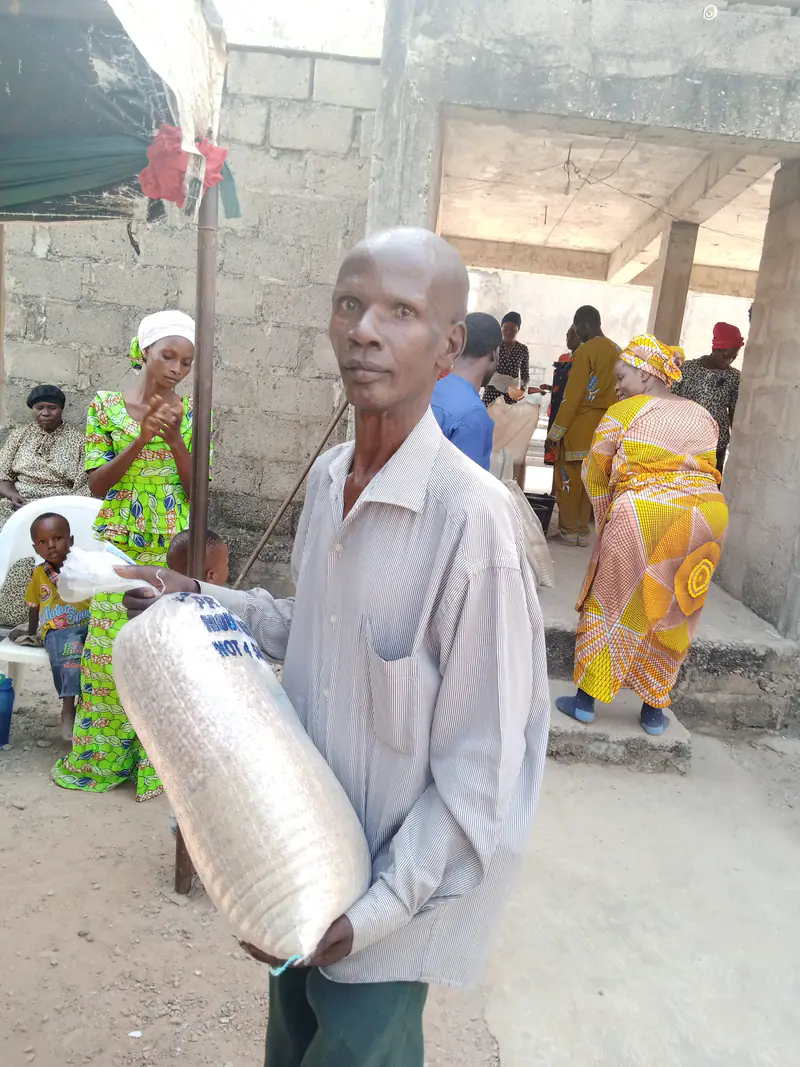 Archive photograph from a Funke Adeyemo Foundation outreach in 2020.