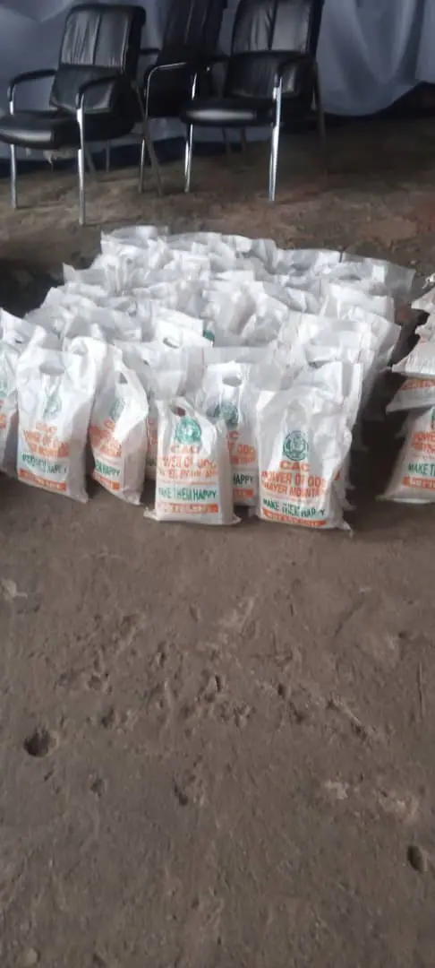 Archive photograph from a Funke Adeyemo Foundation outreach in 2022.