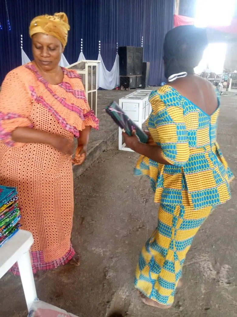 Archive photograph from a Funke Adeyemo Foundation outreach in 2022.
