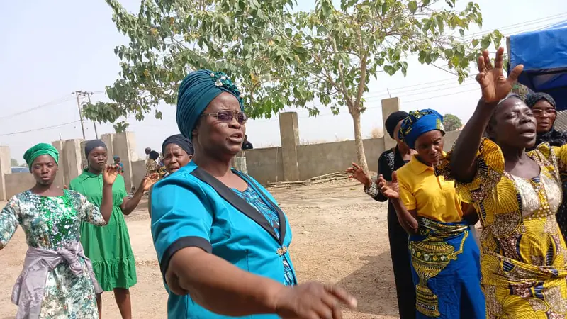 Archive photograph from a Funke Adeyemo Foundation outreach in 2023.