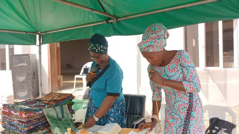 Archive photograph from a Funke Adeyemo Foundation outreach in 2023.