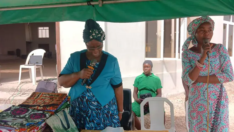 Archive photograph from a Funke Adeyemo Foundation outreach in 2023.