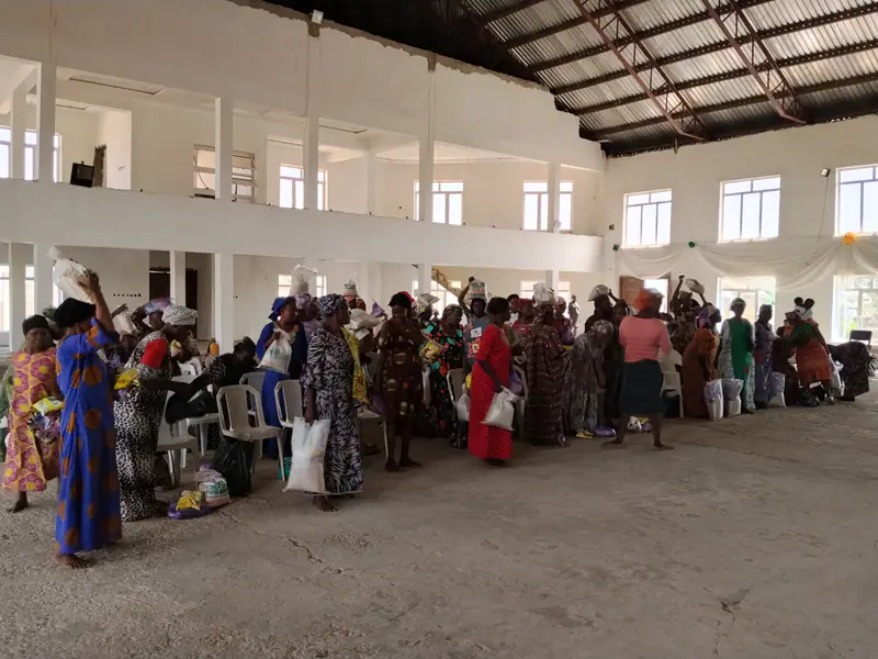 Archive photograph from a Funke Adeyemo Foundation outreach in 2024.
