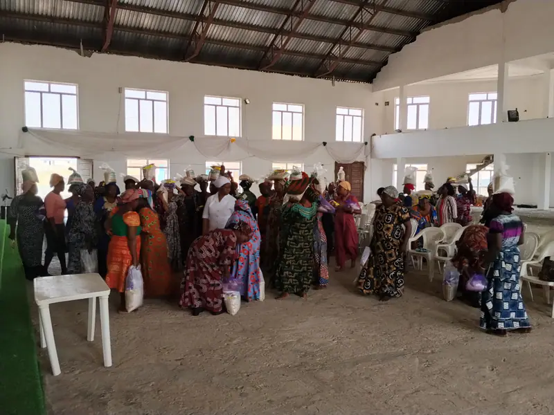 Archive photograph from a Funke Adeyemo Foundation outreach in 2024.