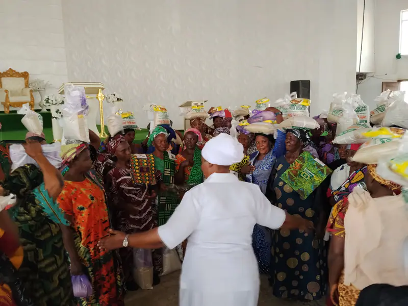 Archive photograph from a Funke Adeyemo Foundation outreach in 2024.