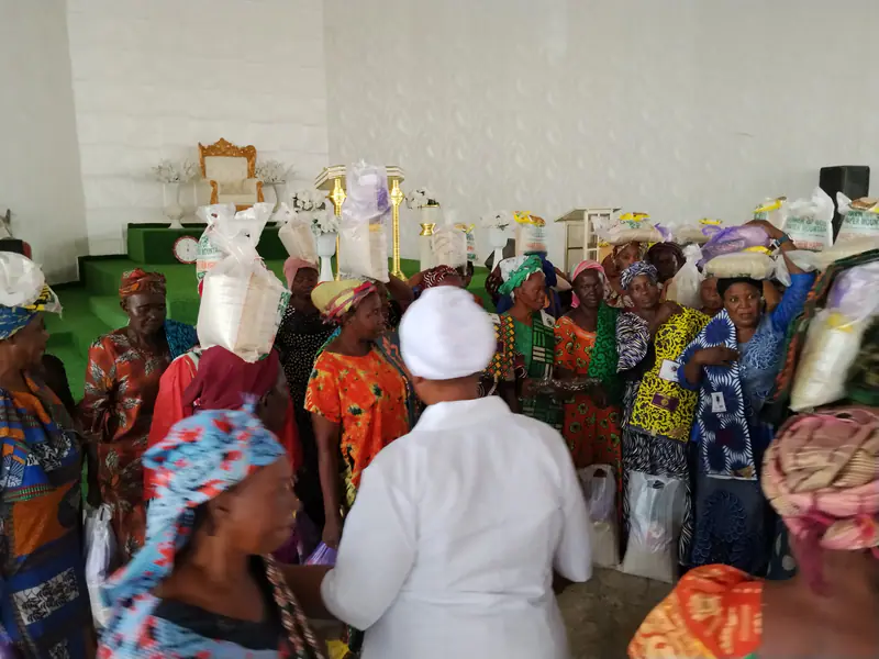 Archive photograph from a Funke Adeyemo Foundation outreach in 2024.