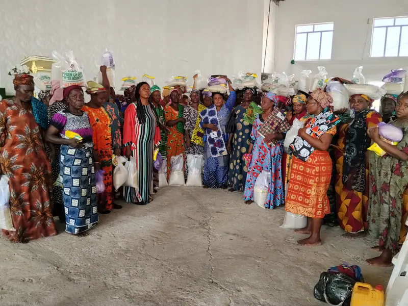 Archive photograph from a Funke Adeyemo Foundation outreach in 2024.