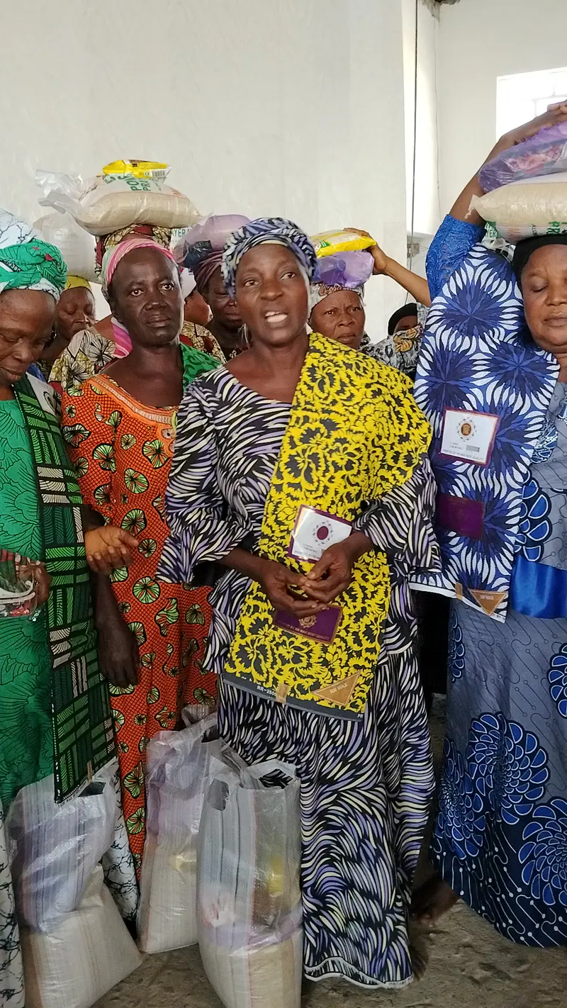 Archive photograph from a Funke Adeyemo Foundation outreach in 2024.