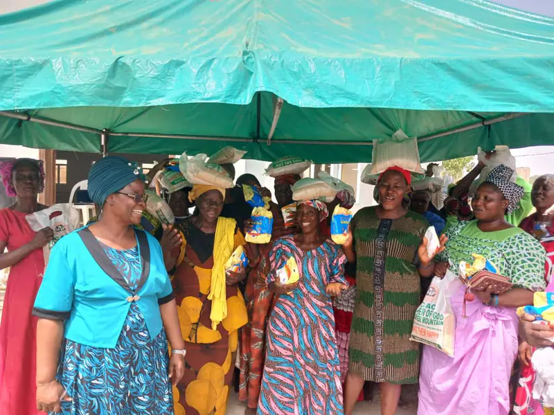 Archive photograph from a Funke Adeyemo Foundation outreach in 2024.