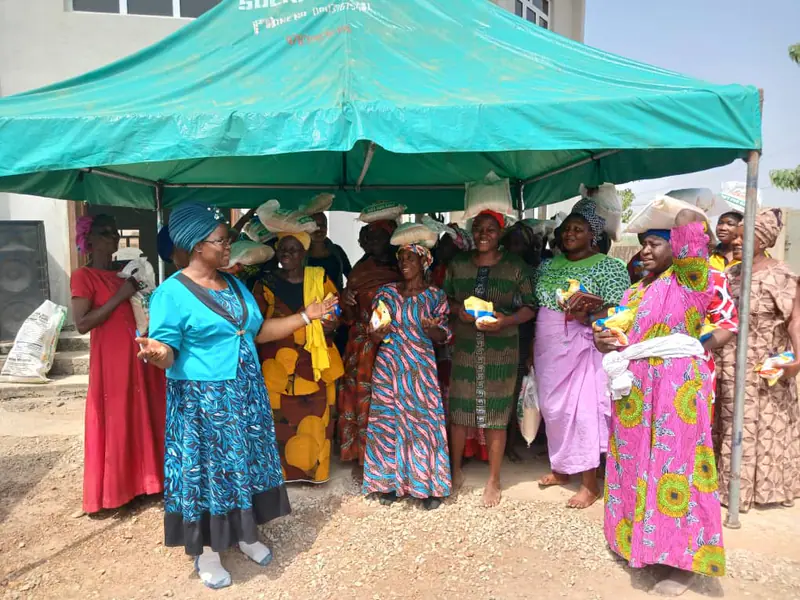 Archive photograph from a Funke Adeyemo Foundation outreach in 2024.